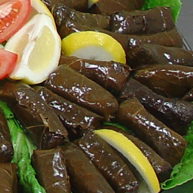 Stuffed Grape Leaves - Side.