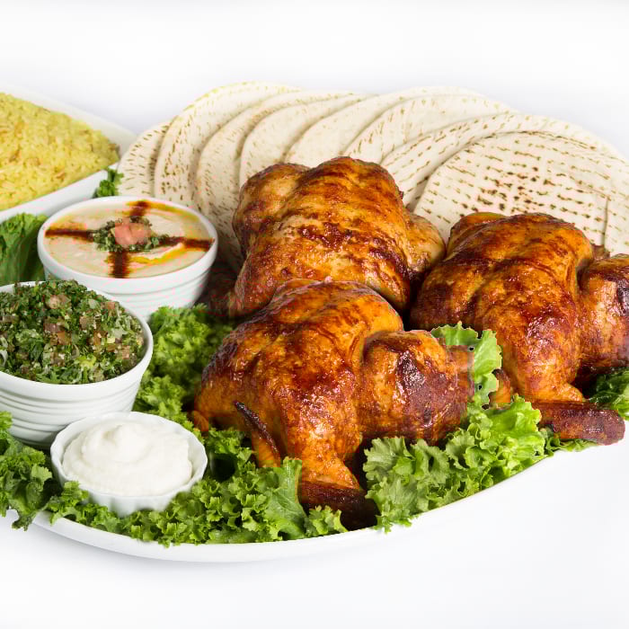 Large Family Pack - Rotisserie Chicken w/ 2 large 24 oz sides.